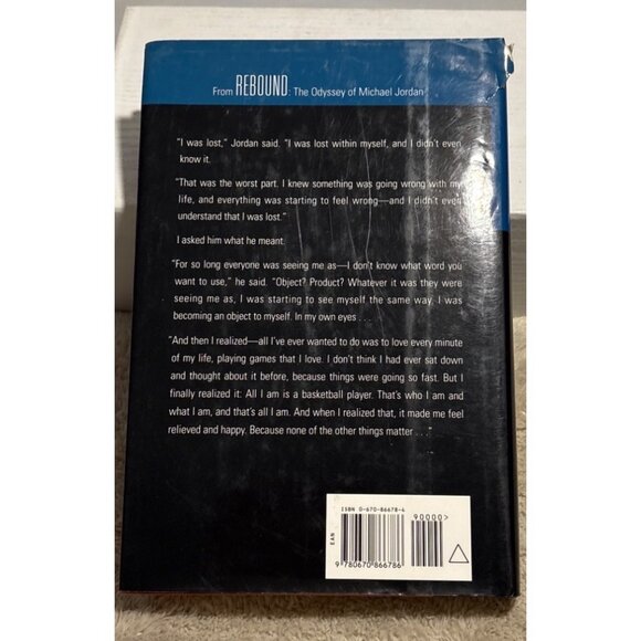 Rebound: The Odyssey Of Michael Jordan By Bob Greene Hardcover Book - Picture 2 of 13